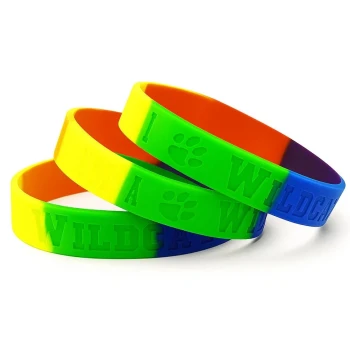 Custom Debossed Silicone Wristbands