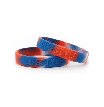 Custom Embossed Silicone Wristbands